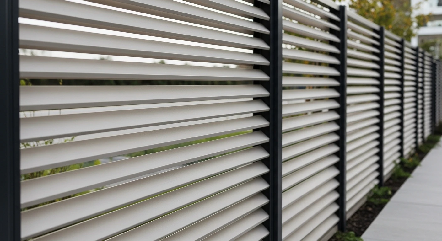 Забор из евроштакетника